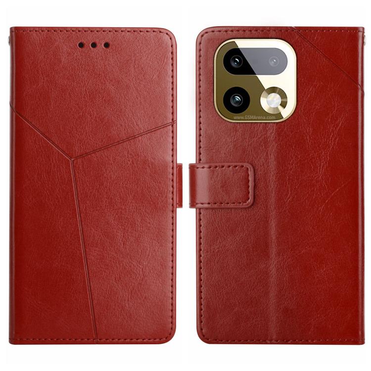 HT01 Y-shaped Pattern Flip Leather Phone Case, For Realme C100 4G, For Realme C83 5G, For Realme 16 Pro+ 5G, For Realme C85 5G, For Realme C85 Pro 4G, For Realme 15T 5G, For Realme 15 5G Global / 15 Pro 5G Global, For Realme C71 4G, For Realme C75 5G