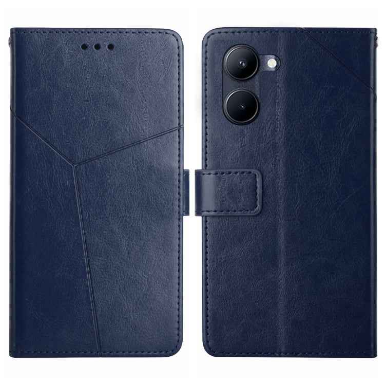 HT01 Y-shaped Pattern Flip Leather Phone Case, For vivo Y03 4G, For vivo Y200e / Y100 IDN / V30 Lite India 5G, For vivo Y78+