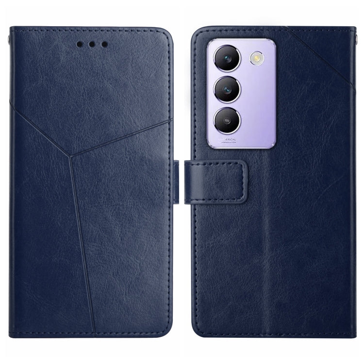 HT01 Y-shaped Pattern Flip Leather Phone Case, For vivo Y03 4G, For vivo Y200e / Y100 IDN / V30 Lite India 5G, For vivo Y78+