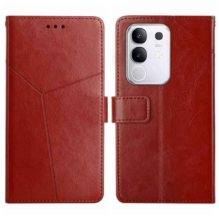 HT01 Y-shaped Pattern Flip Leather Phone Case, For vivo V70 FE 5G, For vivo V70 5G Global / V70 Elite 5G, For vivo V60 Lite 5G, For vivo V60 5G, For vivo Y39 5G Global, For vivo V50 Lite 5G, For vivo Y04 4G / Y29s 5G, For vivo Y29 4G Global            ...