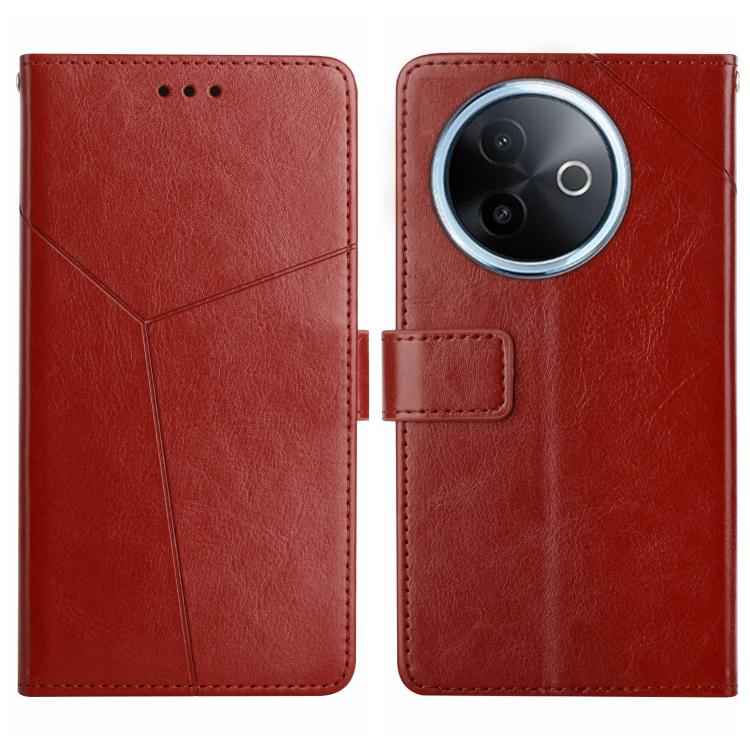HT01 Y-shaped Pattern Flip Leather Phone Case, For vivo V70 FE 5G, For vivo V70 5G Global / V70 Elite 5G, For vivo V60 Lite 5G, For vivo V60 5G, For vivo Y39 5G Global, For vivo V50 Lite 5G, For vivo Y04 4G / Y29s 5G, For vivo Y29 4G Global            ...