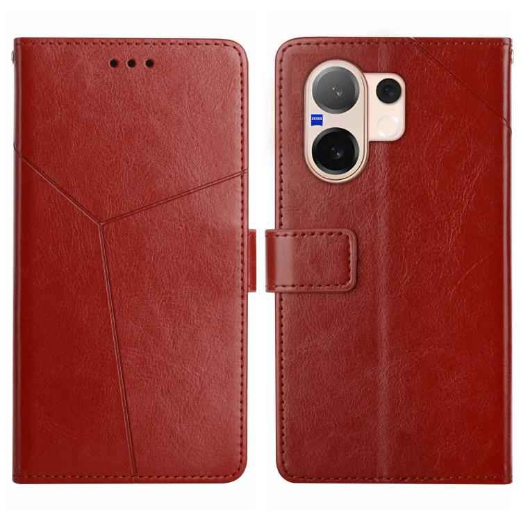 HT01 Y-shaped Pattern Flip Leather Phone Case, For vivo V70 FE 5G, For vivo V70 5G Global / V70 Elite 5G, For vivo V60 Lite 5G, For vivo V60 5G, For vivo Y39 5G Global, For vivo V50 Lite 5G, For vivo Y04 4G / Y29s 5G, For vivo Y29 4G Global            ...