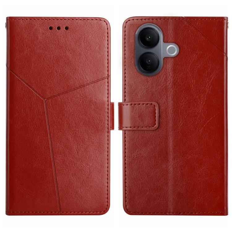 HT01 Y-shaped Pattern Flip Leather Phone Case, For vivo V70 FE 5G, For vivo V70 5G Global / V70 Elite 5G, For vivo V60 Lite 5G, For vivo V60 5G, For vivo Y39 5G Global, For vivo V50 Lite 5G, For vivo Y04 4G / Y29s 5G, For vivo Y29 4G Global            ...