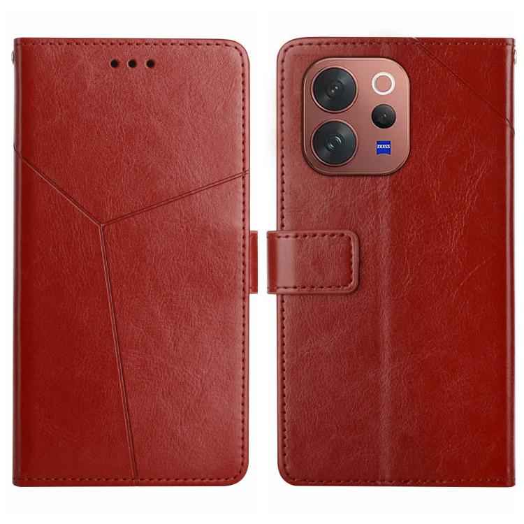 HT01 Y-shaped Pattern Flip Leather Phone Case, For vivo V70 FE 5G, For vivo V70 5G Global / V70 Elite 5G, For vivo V60 Lite 5G, For vivo V60 5G, For vivo Y39 5G Global, For vivo V50 Lite 5G, For vivo Y04 4G / Y29s 5G, For vivo Y29 4G Global            ...