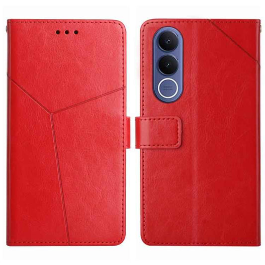 HT01 Y-shaped Pattern Flip Leather Phone Case, For vivo V70 FE 5G, For vivo V70 5G Global / V70 Elite 5G, For vivo V60 Lite 5G, For vivo V60 5G, For vivo Y39 5G Global, For vivo V50 Lite 5G, For vivo Y04 4G / Y29s 5G, For vivo Y29 4G Global            ...