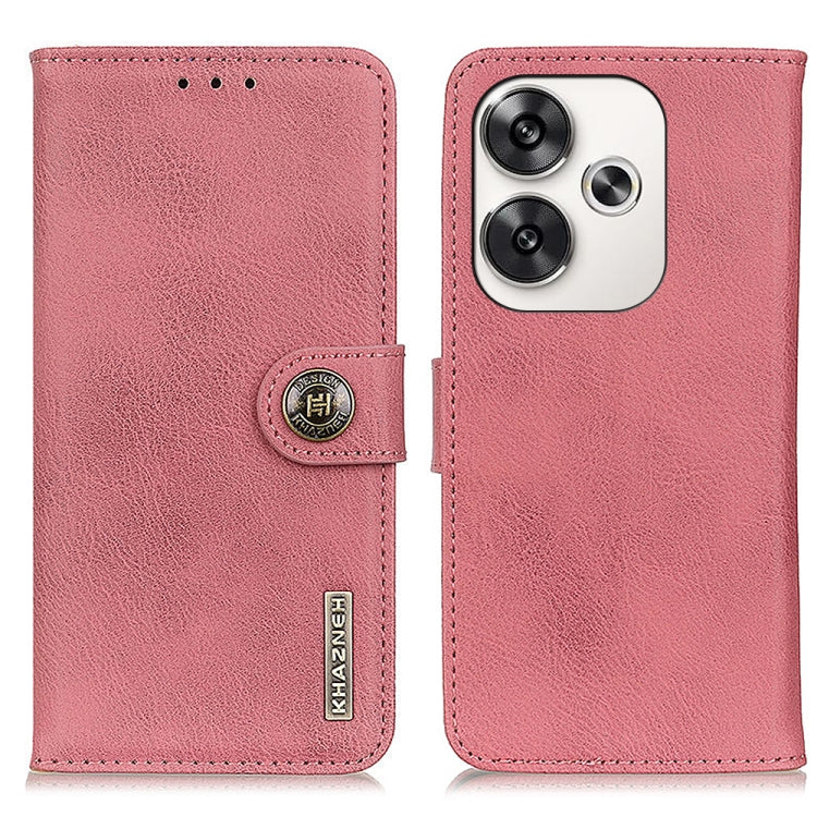 KHAZNEH Cowhide Texture Flip Leather Phone Case, For Xiaomi Poco F6 / Redmi Turbo 3, For Xiaomi Poco F6 Pro, For Xiaomi Redmi K70 5G / K70 Pro 5G, For Xiaomi Redmi Note 13 Pro 4G/Poco M6 Pro 4G, For Xiaomi Redmi 13C, For Xiaomi Redmi Note 13 4G        ...