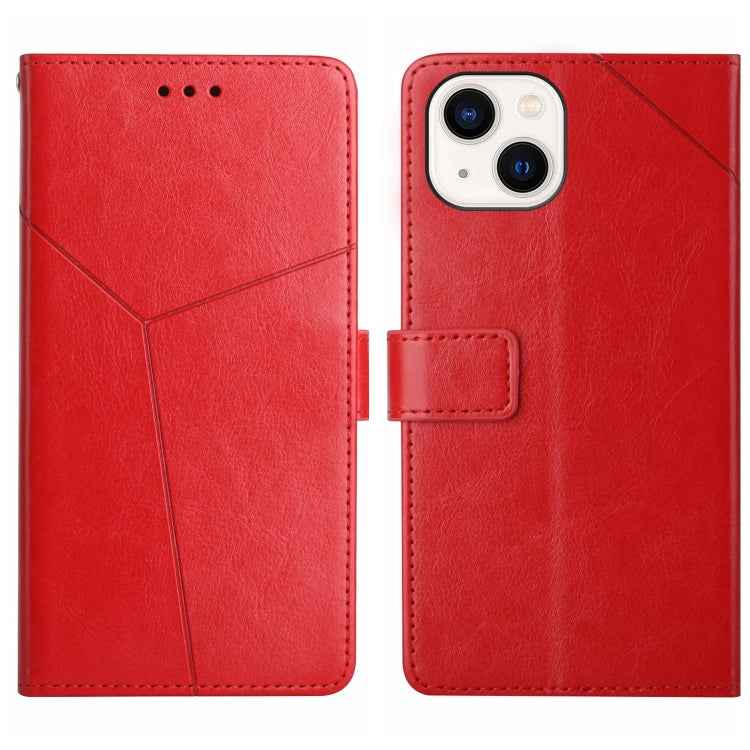 HT01 Y-shaped Pattern Flip Leather Phone Case, For iPhone 15 Pro Max, For iPhone 15 Pro, For iPhone 15 Plus, For iPhone 15