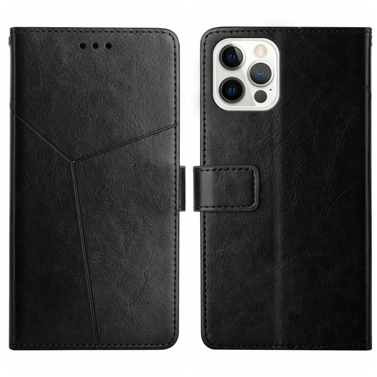 HT01 Y-shaped Pattern Flip Leather Phone Case, For iPhone 15 Pro Max, For iPhone 15 Pro, For iPhone 15 Plus, For iPhone 15