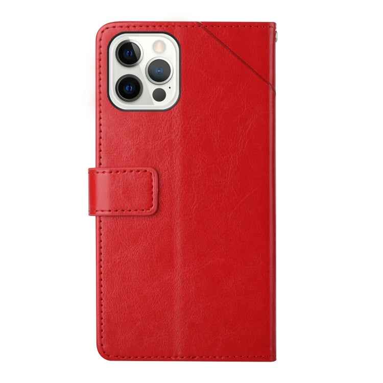 HT01 Y-shaped Pattern Flip Leather Phone Case, For iPhone 15 Pro Max, For iPhone 15 Pro, For iPhone 15 Plus, For iPhone 15