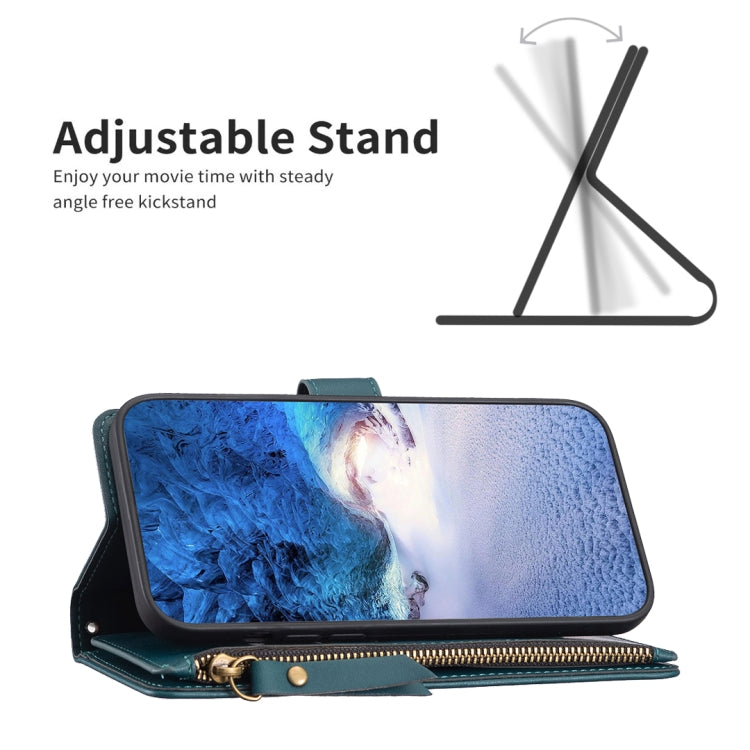 9 Card Slots Zipper Wallet Leather Flip Phone Case, For Nokia G42/G310, For Nokia C22, For Nokia C12, For Nokia G22, For Nokia C32, For Nokia G21 / G11, For Nokia C02