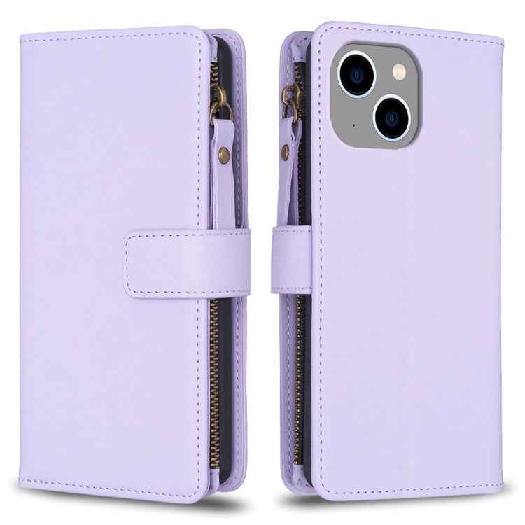 9 Card Slots Zipper Wallet Leather Flip Phone Case, For iPhone 14 Plus, For iPhone 14 / 13, For iPhone 14 Pro, For iPhone 14 Pro Max, For iPhone SE 2022/SE 2020 / 8 / 7, For iPhone 13 Pro Max, For iPhone 13 Pro, For iPhone 12 / 12 Pro