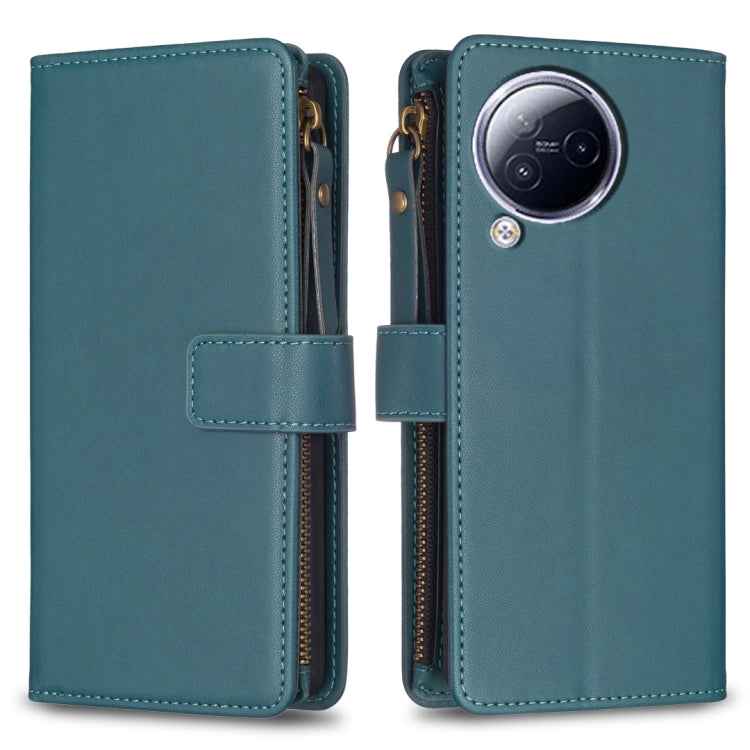 9 Card Slots Zipper Wallet Leather Flip Phone Case, For Xiaomi Poco F5 5G, For Xiaomi Redmi Note 12S 4G, For Xiaomi Redmi Note 12 4G, For Xiaomi Civi 3 5G, For Xiaomi Redmi A1 / A2, For Xiaomi Redmi Note 12 Pro+ 5G Global, For Xiaomi Redmi Note 12 Pro ...