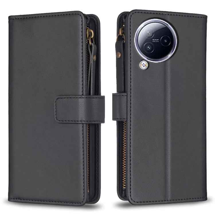 9 Card Slots Zipper Wallet Leather Flip Phone Case, For Xiaomi Poco F5 5G, For Xiaomi Redmi Note 12S 4G, For Xiaomi Redmi Note 12 4G, For Xiaomi Civi 3 5G, For Xiaomi Redmi A1 / A2, For Xiaomi Redmi Note 12 Pro+ 5G Global, For Xiaomi Redmi Note 12 Pro ...