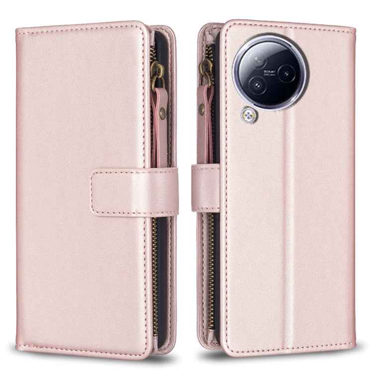 9 Card Slots Zipper Wallet Leather Flip Phone Case, For Xiaomi Poco F5 5G, For Xiaomi Redmi Note 12S 4G, For Xiaomi Redmi Note 12 4G, For Xiaomi Civi 3 5G, For Xiaomi Redmi A1 / A2, For Xiaomi Redmi Note 12 Pro+ 5G Global, For Xiaomi Redmi Note 12 Pro ...