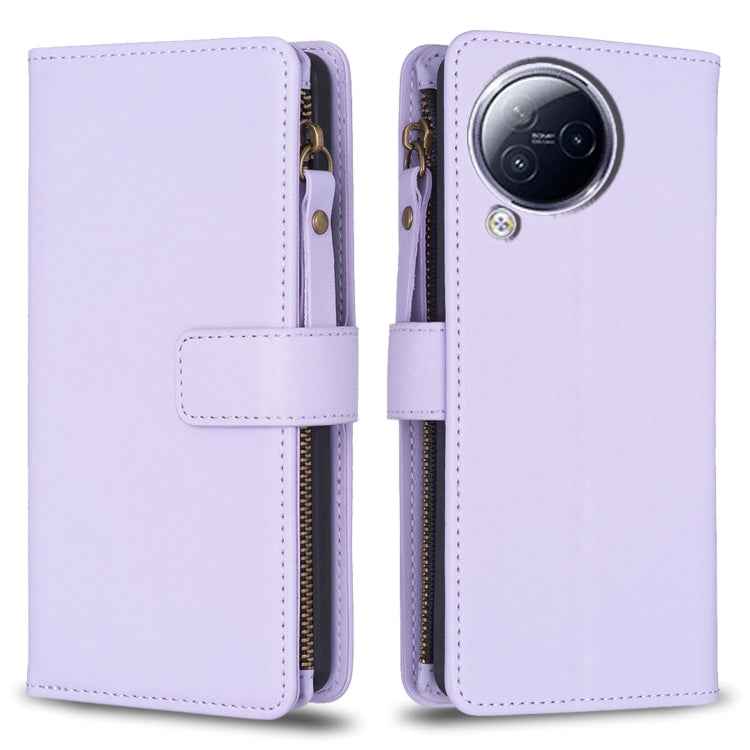 9 Card Slots Zipper Wallet Leather Flip Phone Case, For Xiaomi Poco F5 5G, For Xiaomi Redmi Note 12S 4G, For Xiaomi Redmi Note 12 4G, For Xiaomi Civi 3 5G, For Xiaomi Redmi A1 / A2, For Xiaomi Redmi Note 12 Pro+ 5G Global, For Xiaomi Redmi Note 12 Pro ...