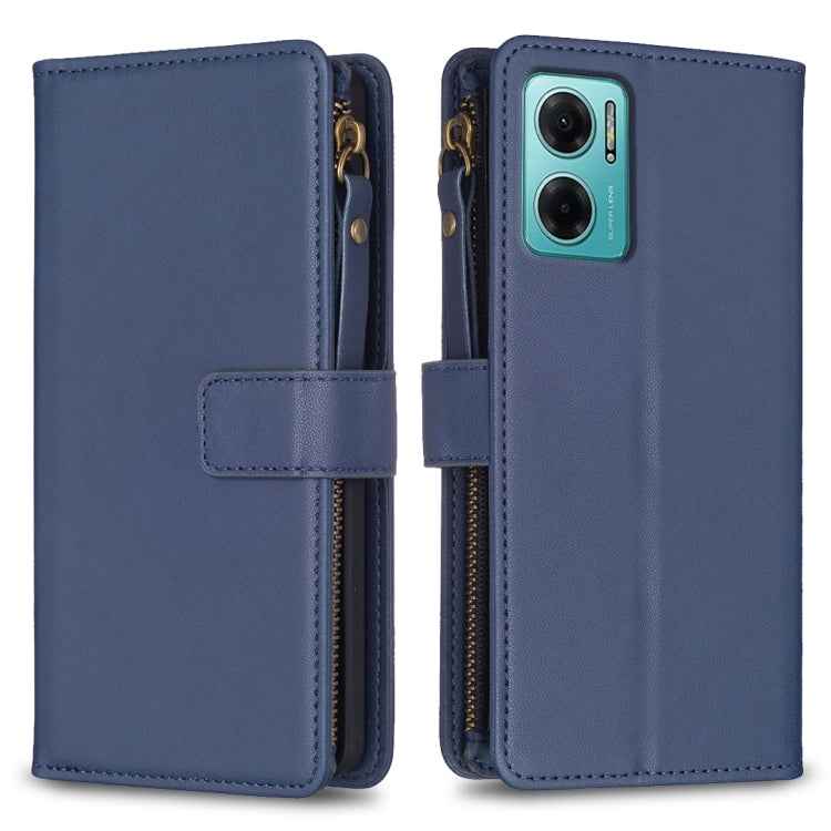 9 Card Slots Zipper Wallet Leather Flip Phone Case, For Xiaomi Redmi 12C, For Xiaomi 13 Lite, For Xiaomi Redmi K60 / K60 Pro, For Xiaomi 13 Pro, For Xiaomi 13, For Xiaomi 12T / 12T Pro, For Xiaomi 12 Lite, For Xiaomi Redmi 10 5G
