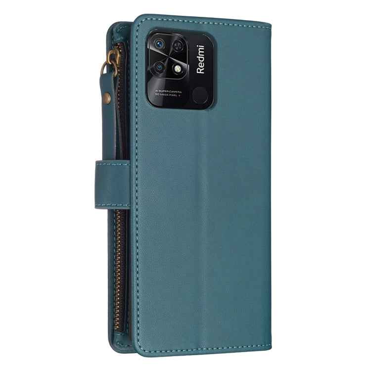 9 Card Slots Zipper Wallet Leather Flip Phone Case, For Xiaomi Redmi 10C, For Xiaomi 12 Pro, For Xiaomi 12, For Xiaomi Redmi Note 11 Pro, For Xiaomi Mi 11T / 11T Pro, For Xiaomi Redmi 10, For Xiaomi Mi 11 Lite, For Xiaomi Redmi Note 10 5G