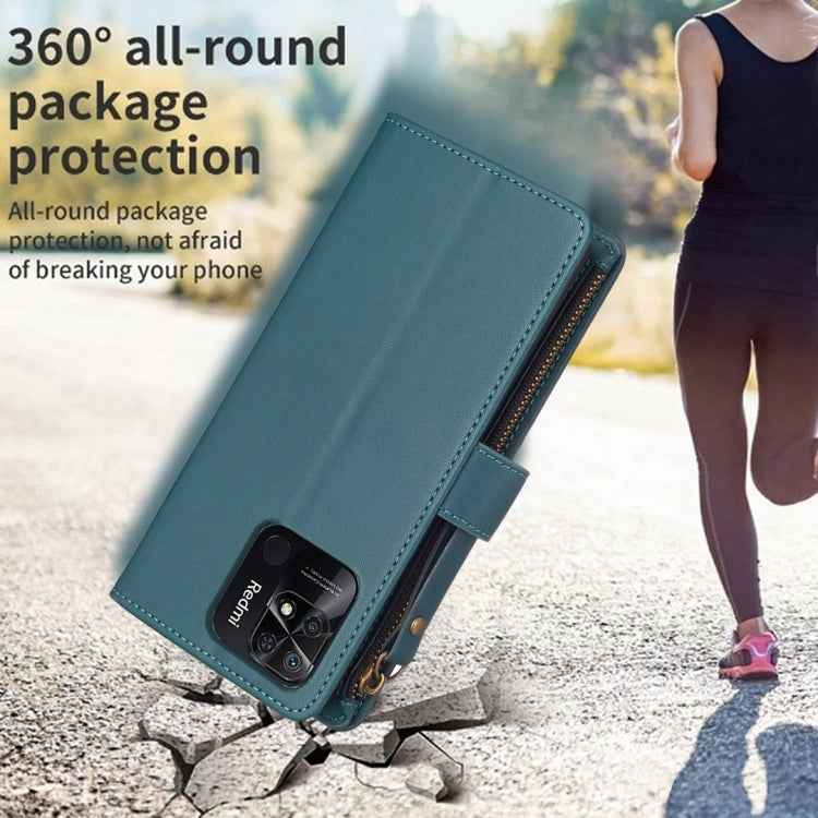 9 Card Slots Zipper Wallet Leather Flip Phone Case, For Xiaomi Redmi 10C, For Xiaomi 12 Pro, For Xiaomi 12, For Xiaomi Redmi Note 11 Pro, For Xiaomi Mi 11T / 11T Pro, For Xiaomi Redmi 10, For Xiaomi Mi 11 Lite, For Xiaomi Redmi Note 10 5G