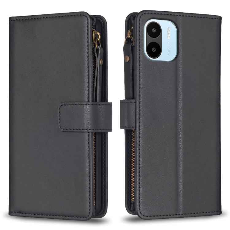 9 Card Slots Zipper Wallet Leather Flip Phone Case, For Xiaomi Poco F5 5G, For Xiaomi Redmi Note 12S 4G, For Xiaomi Redmi Note 12 4G, For Xiaomi Civi 3 5G, For Xiaomi Redmi A1 / A2, For Xiaomi Redmi Note 12 Pro+ 5G Global, For Xiaomi Redmi Note 12 Pro ...