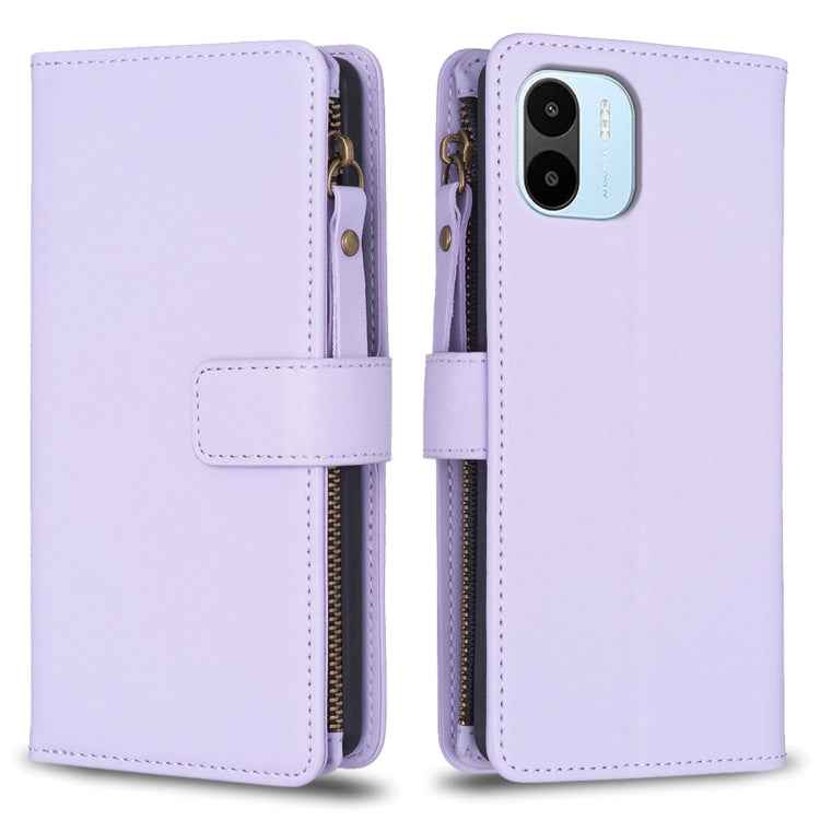 9 Card Slots Zipper Wallet Leather Flip Phone Case, For Xiaomi Poco F5 5G, For Xiaomi Redmi Note 12S 4G, For Xiaomi Redmi Note 12 4G, For Xiaomi Civi 3 5G, For Xiaomi Redmi A1 / A2, For Xiaomi Redmi Note 12 Pro+ 5G Global, For Xiaomi Redmi Note 12 Pro ...