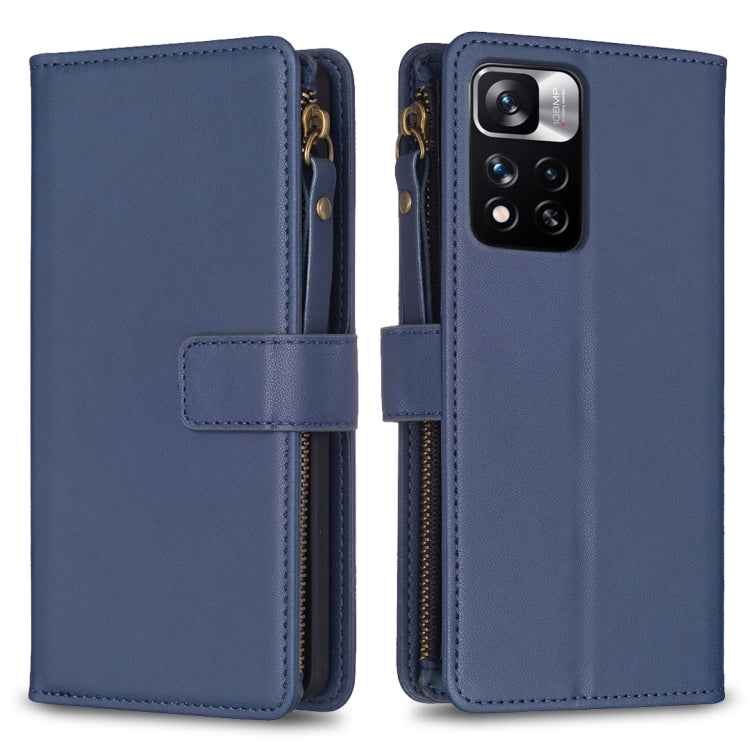 9 Card Slots Zipper Wallet Leather Flip Phone Case, For Xiaomi Redmi 10C, For Xiaomi 12 Pro, For Xiaomi 12, For Xiaomi Redmi Note 11 Pro, For Xiaomi Mi 11T / 11T Pro, For Xiaomi Redmi 10, For Xiaomi Mi 11 Lite, For Xiaomi Redmi Note 10 5G