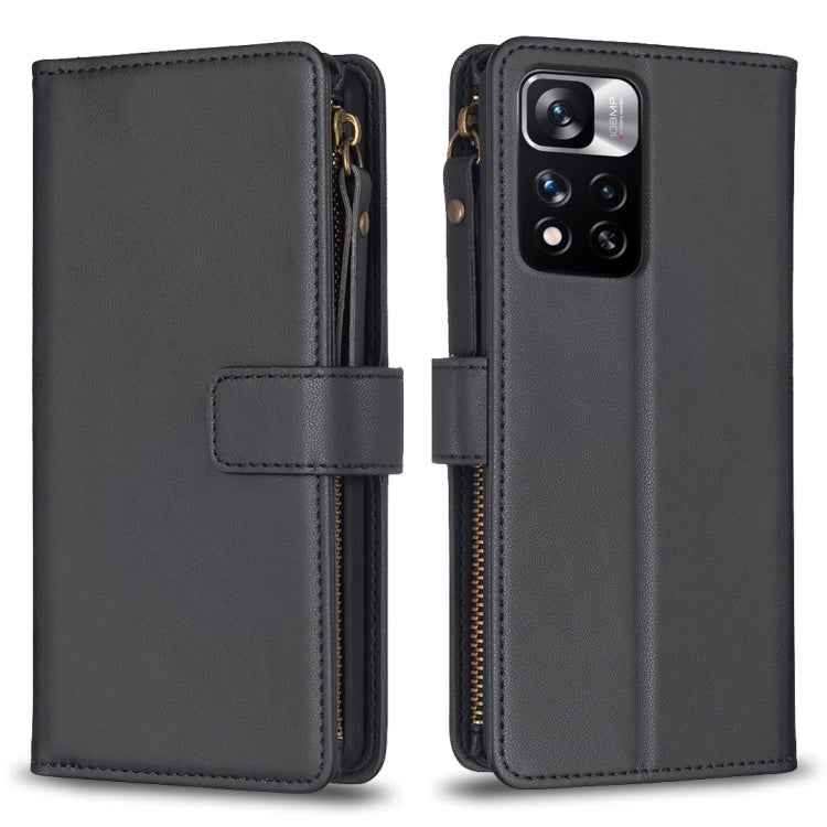 9 Card Slots Zipper Wallet Leather Flip Phone Case, For Xiaomi Redmi 10C, For Xiaomi 12 Pro, For Xiaomi 12, For Xiaomi Redmi Note 11 Pro, For Xiaomi Mi 11T / 11T Pro, For Xiaomi Redmi 10, For Xiaomi Mi 11 Lite, For Xiaomi Redmi Note 10 5G