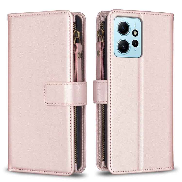9 Card Slots Zipper Wallet Leather Flip Phone Case, For Xiaomi Poco F5 5G, For Xiaomi Redmi Note 12S 4G, For Xiaomi Redmi Note 12 4G, For Xiaomi Civi 3 5G, For Xiaomi Redmi A1 / A2, For Xiaomi Redmi Note 12 Pro+ 5G Global, For Xiaomi Redmi Note 12 Pro ...