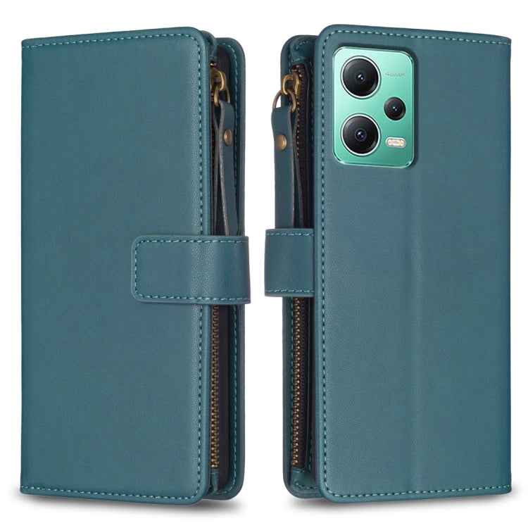 9 Card Slots Zipper Wallet Leather Flip Phone Case, For Xiaomi Poco F5 5G, For Xiaomi Redmi Note 12S 4G, For Xiaomi Redmi Note 12 4G, For Xiaomi Civi 3 5G, For Xiaomi Redmi A1 / A2, For Xiaomi Redmi Note 12 Pro+ 5G Global, For Xiaomi Redmi Note 12 Pro ...