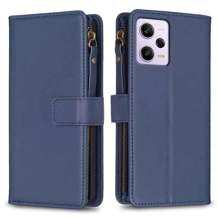 9 Card Slots Zipper Wallet Leather Flip Phone Case, For Xiaomi Poco F5 5G, For Xiaomi Redmi Note 12S 4G, For Xiaomi Redmi Note 12 4G, For Xiaomi Civi 3 5G, For Xiaomi Redmi A1 / A2, For Xiaomi Redmi Note 12 Pro+ 5G Global, For Xiaomi Redmi Note 12 Pro ...