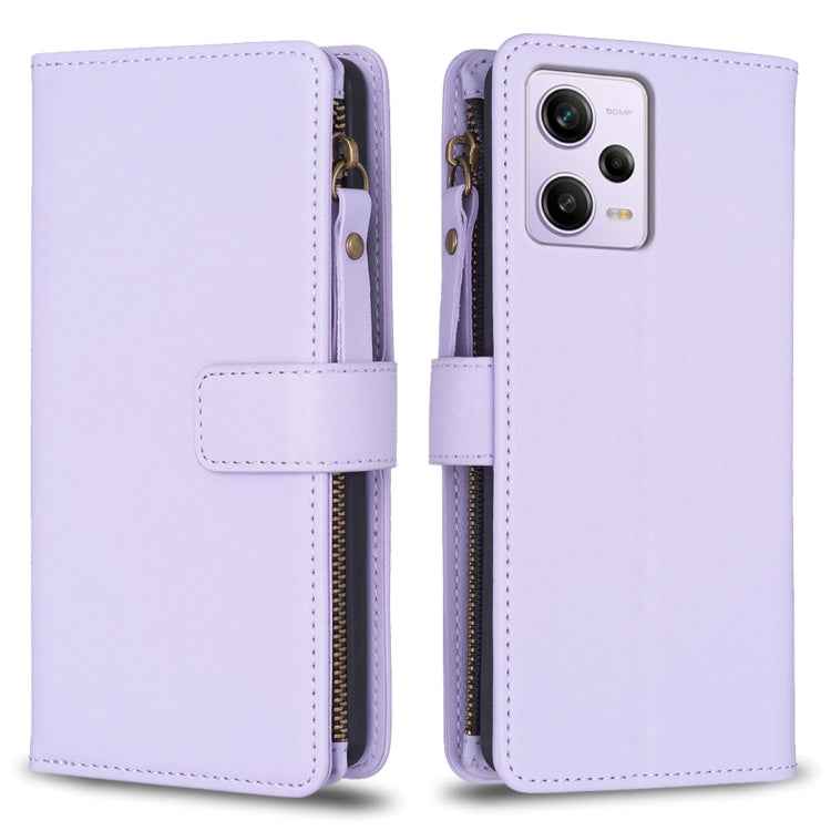 9 Card Slots Zipper Wallet Leather Flip Phone Case, For Xiaomi Poco F5 5G, For Xiaomi Redmi Note 12S 4G, For Xiaomi Redmi Note 12 4G, For Xiaomi Civi 3 5G, For Xiaomi Redmi A1 / A2, For Xiaomi Redmi Note 12 Pro+ 5G Global, For Xiaomi Redmi Note 12 Pro ...