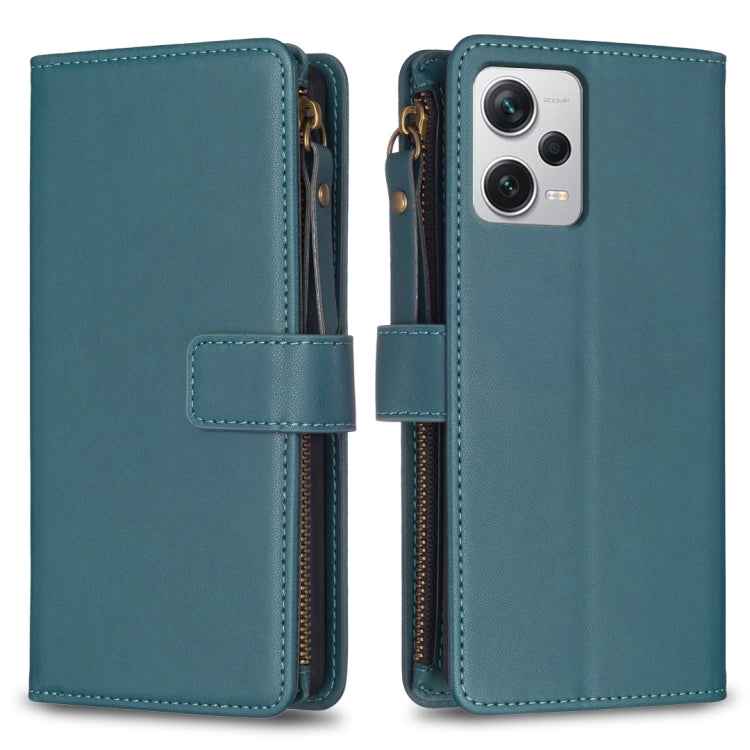 9 Card Slots Zipper Wallet Leather Flip Phone Case, For Xiaomi Poco F5 5G, For Xiaomi Redmi Note 12S 4G, For Xiaomi Redmi Note 12 4G, For Xiaomi Civi 3 5G, For Xiaomi Redmi A1 / A2, For Xiaomi Redmi Note 12 Pro+ 5G Global, For Xiaomi Redmi Note 12 Pro ...