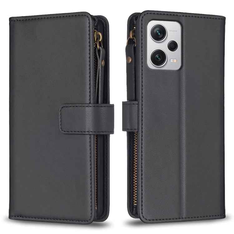 9 Card Slots Zipper Wallet Leather Flip Phone Case, For Xiaomi Poco F5 5G, For Xiaomi Redmi Note 12S 4G, For Xiaomi Redmi Note 12 4G, For Xiaomi Civi 3 5G, For Xiaomi Redmi A1 / A2, For Xiaomi Redmi Note 12 Pro+ 5G Global, For Xiaomi Redmi Note 12 Pro ...