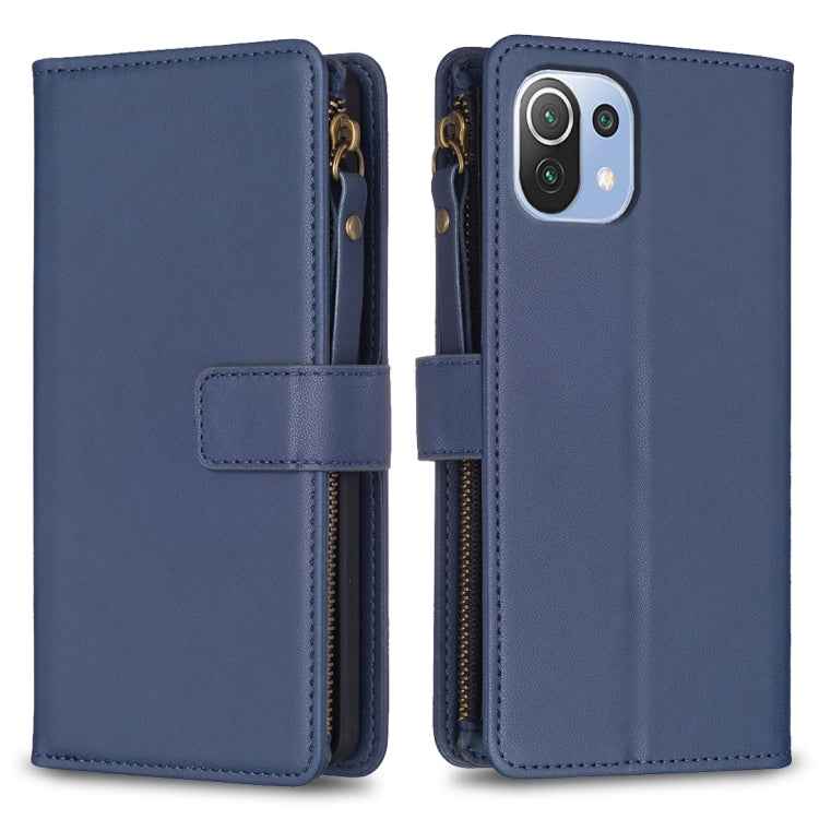 9 Card Slots Zipper Wallet Leather Flip Phone Case, For Xiaomi Redmi 10C, For Xiaomi 12 Pro, For Xiaomi 12, For Xiaomi Redmi Note 11 Pro, For Xiaomi Mi 11T / 11T Pro, For Xiaomi Redmi 10, For Xiaomi Mi 11 Lite, For Xiaomi Redmi Note 10 5G