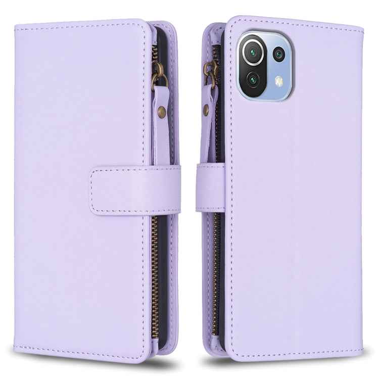 9 Card Slots Zipper Wallet Leather Flip Phone Case, For Xiaomi Redmi 10C, For Xiaomi 12 Pro, For Xiaomi 12, For Xiaomi Redmi Note 11 Pro, For Xiaomi Mi 11T / 11T Pro, For Xiaomi Redmi 10, For Xiaomi Mi 11 Lite, For Xiaomi Redmi Note 10 5G