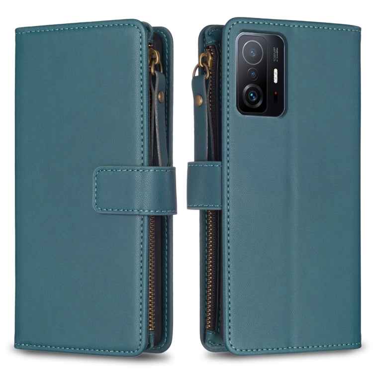 9 Card Slots Zipper Wallet Leather Flip Phone Case, For Xiaomi Redmi 10C, For Xiaomi 12 Pro, For Xiaomi 12, For Xiaomi Redmi Note 11 Pro, For Xiaomi Mi 11T / 11T Pro, For Xiaomi Redmi 10, For Xiaomi Mi 11 Lite, For Xiaomi Redmi Note 10 5G