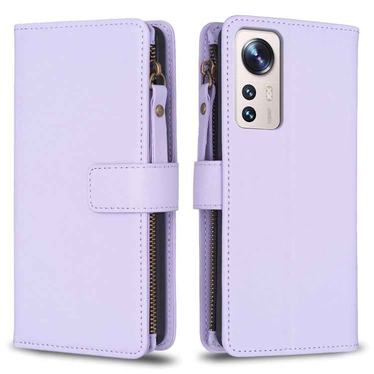 9 Card Slots Zipper Wallet Leather Flip Phone Case, For Xiaomi Redmi 12C, For Xiaomi 13 Lite, For Xiaomi Redmi K60 / K60 Pro, For Xiaomi 13 Pro, For Xiaomi 13, For Xiaomi 12T / 12T Pro, For Xiaomi 12 Lite, For Xiaomi Redmi 10 5G