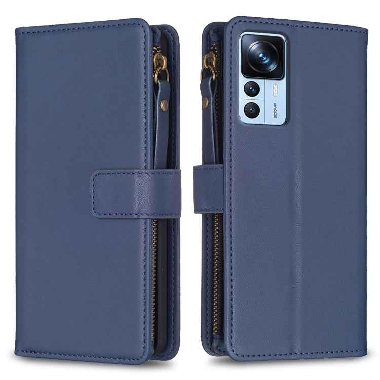 9 Card Slots Zipper Wallet Leather Flip Phone Case, For Xiaomi Redmi 12C, For Xiaomi 13 Lite, For Xiaomi Redmi K60 / K60 Pro, For Xiaomi 13 Pro, For Xiaomi 13, For Xiaomi 12T / 12T Pro, For Xiaomi 12 Lite, For Xiaomi Redmi 10 5G