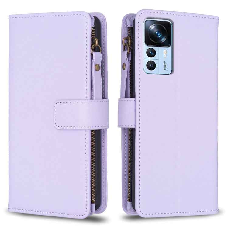 9 Card Slots Zipper Wallet Leather Flip Phone Case, For Xiaomi Redmi 12C, For Xiaomi 13 Lite, For Xiaomi Redmi K60 / K60 Pro, For Xiaomi 13 Pro, For Xiaomi 13, For Xiaomi 12T / 12T Pro, For Xiaomi 12 Lite, For Xiaomi Redmi 10 5G