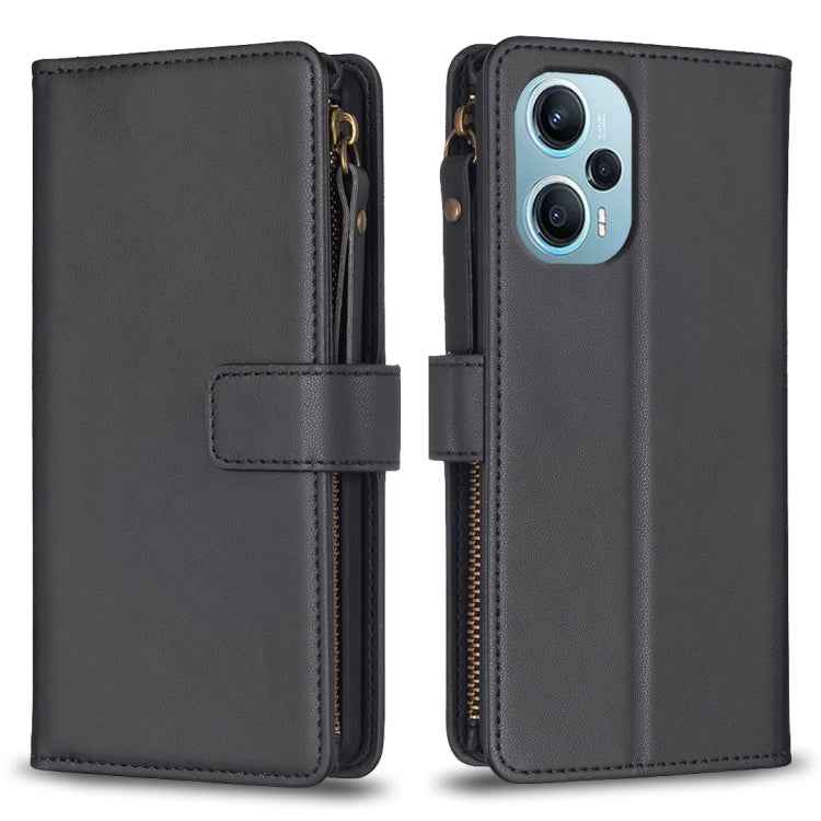 9 Card Slots Zipper Wallet Leather Flip Phone Case, For Xiaomi Poco F5 5G, For Xiaomi Redmi Note 12S 4G, For Xiaomi Redmi Note 12 4G, For Xiaomi Civi 3 5G, For Xiaomi Redmi A1 / A2, For Xiaomi Redmi Note 12 Pro+ 5G Global, For Xiaomi Redmi Note 12 Pro ...