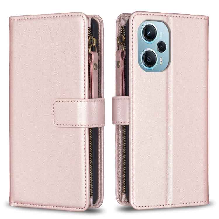 9 Card Slots Zipper Wallet Leather Flip Phone Case, For Xiaomi Poco F5 5G, For Xiaomi Redmi Note 12S 4G, For Xiaomi Redmi Note 12 4G, For Xiaomi Civi 3 5G, For Xiaomi Redmi A1 / A2, For Xiaomi Redmi Note 12 Pro+ 5G Global, For Xiaomi Redmi Note 12 Pro ...