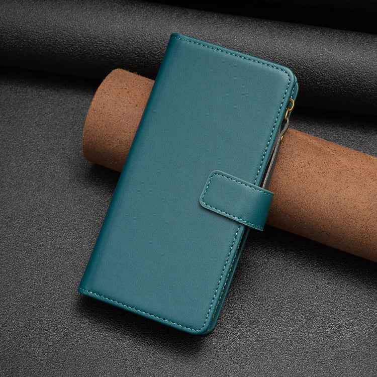 9 Card Slots Zipper Wallet Leather Flip Phone Case, For Xiaomi Redmi Note 13 Pro 4G Global, For Xiaomi Poco M6 Pro 4G, For Xiaomi Redmi Note 13 4G Global, For Xiaomi Redmi Note 13, For Xiaomi Redmi 13C, For Xiaomi Redmi Note 13 Pro+ 5G                 ...