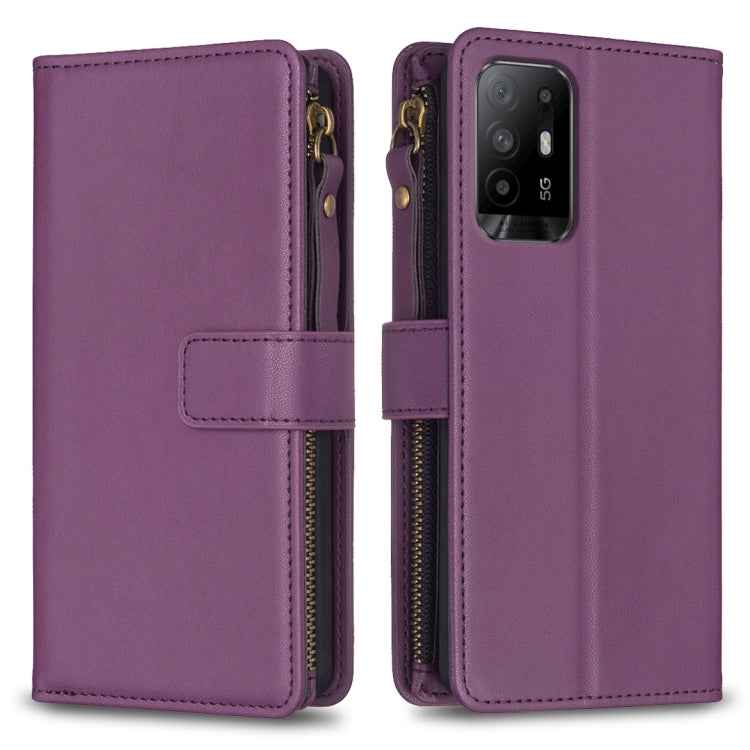 9 Card Slots Zipper Wallet Leather Flip Phone Case, For OPPO Find X6 Pro, For OPPO Find X6, For OPPO A96 5G / Reno7 Z, For OPPO A94 4G / Reno5 F / F19 Pro, For OPPO A94 5G / F19 Pro+ / Reno5 Z 5G, For OPPO A74 5G / A93 5G / A54 5G                      ...
