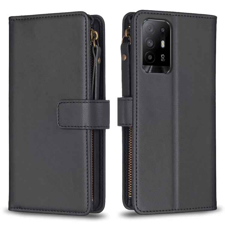 9 Card Slots Zipper Wallet Leather Flip Phone Case, For OPPO Find X6 Pro, For OPPO Find X6, For OPPO A96 5G / Reno7 Z, For OPPO A94 4G / Reno5 F / F19 Pro, For OPPO A94 5G / F19 Pro+ / Reno5 Z 5G, For OPPO A74 5G / A93 5G / A54 5G                      ...