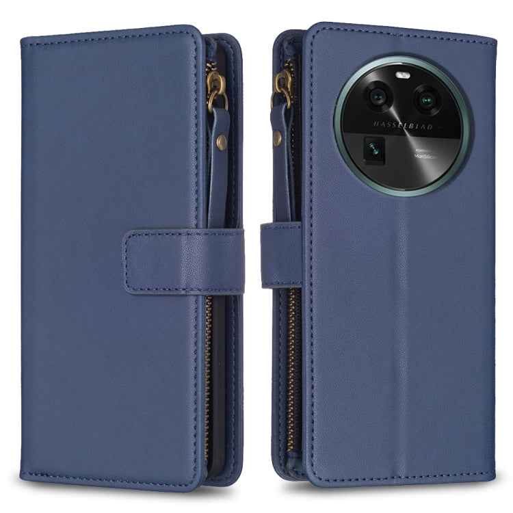 9 Card Slots Zipper Wallet Leather Flip Phone Case, For OPPO Find X6 Pro, For OPPO Find X6, For OPPO A96 5G / Reno7 Z, For OPPO A94 4G / Reno5 F / F19 Pro, For OPPO A94 5G / F19 Pro+ / Reno5 Z 5G, For OPPO A74 5G / A93 5G / A54 5G                      ...