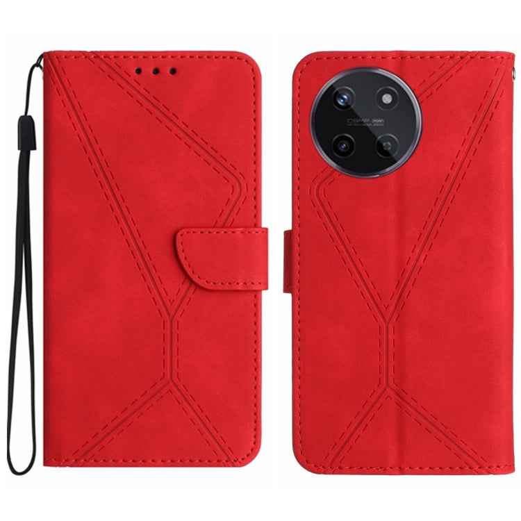 Stitching Embossed Leather Phone Case, For Realme 12 Pro/12 Pro+ Global, For Realme C67 4G, For Realme 11 5G Global, For Realme C53, For Realme 11 4G Global, For Realme C65 4G