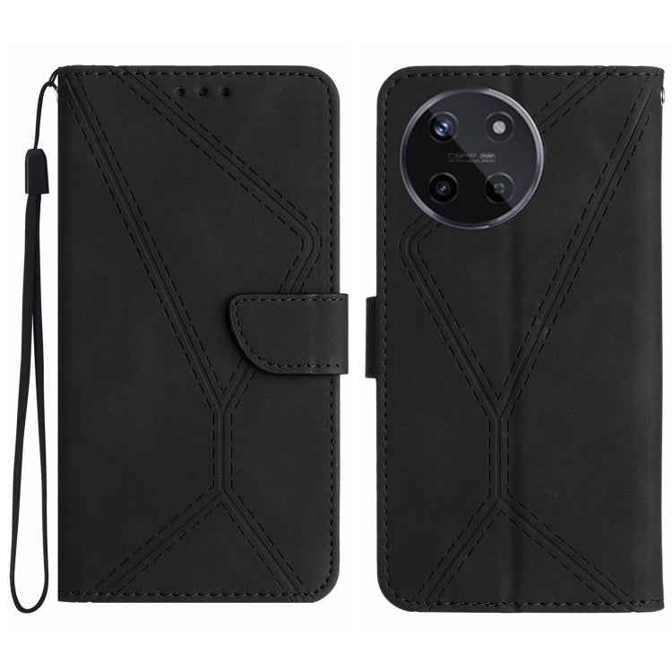 Stitching Embossed Leather Phone Case, For Realme 12 Pro/12 Pro+ Global, For Realme C67 4G, For Realme 11 5G Global, For Realme C53, For Realme 11 4G Global, For Realme C65 4G