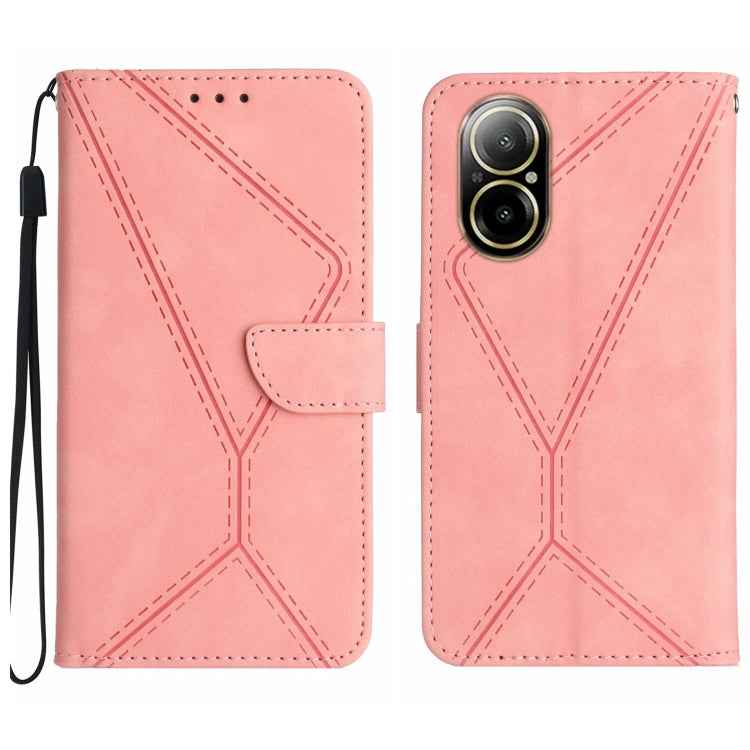 Stitching Embossed Leather Phone Case, For Realme 12 Pro/12 Pro+ Global, For Realme C67 4G, For Realme 11 5G Global, For Realme C53, For Realme 11 4G Global, For Realme C65 4G