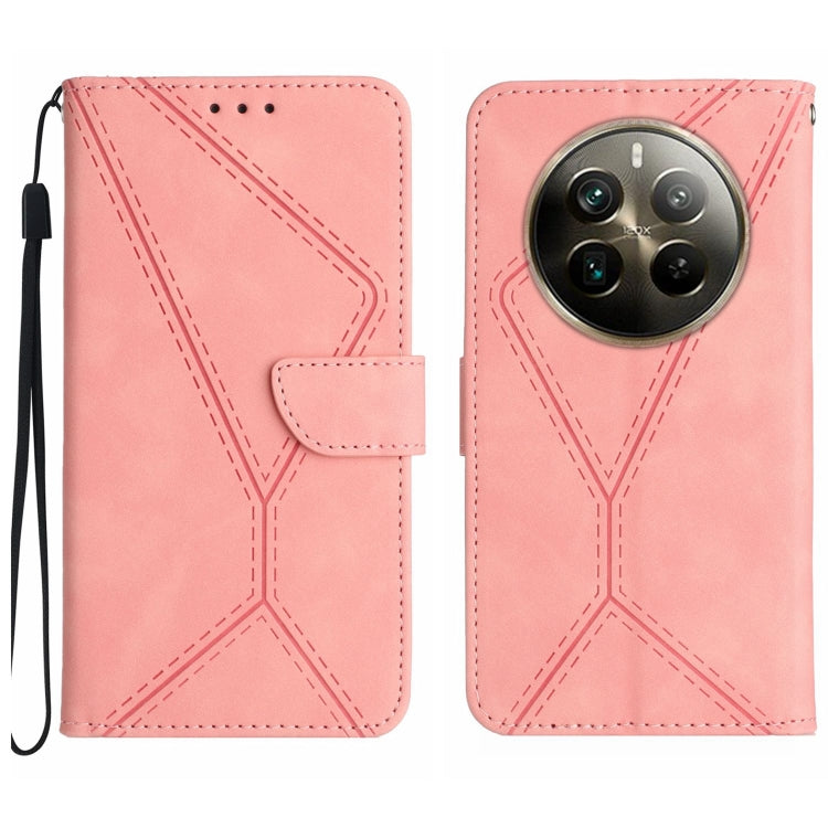 Stitching Embossed Leather Phone Case, For Realme 12 5G Global, For Realme 12+ Global, For Realme 12 Pro/12 Pro+ Global, For Realme C67 4G, For Realme 11 5G Global, For Realme C53, For Realme 11 4G Global, For Realme C65 4G