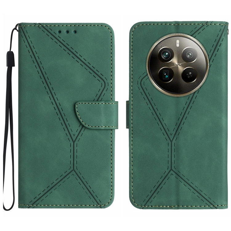 Stitching Embossed Leather Phone Case, For Realme 12 5G Global, For Realme 12+ Global, For Realme 12 Pro/12 Pro+ Global, For Realme C67 4G, For Realme 11 5G Global, For Realme C53, For Realme 11 4G Global, For Realme C65 4G