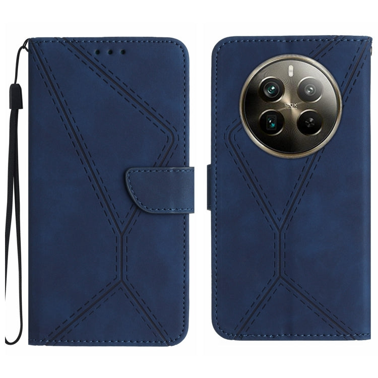 Stitching Embossed Leather Phone Case, For Realme 12 5G Global, For Realme 12+ Global, For Realme 12 Pro/12 Pro+ Global, For Realme C67 4G, For Realme 11 5G Global, For Realme C53, For Realme 11 4G Global, For Realme C65 4G